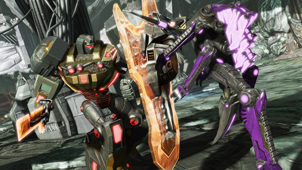 Transformers Fall of Cybertron Grimlock screen