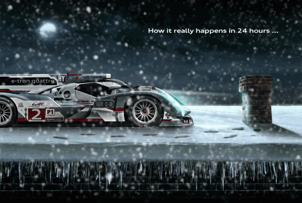 Audi's 2012 greeting card