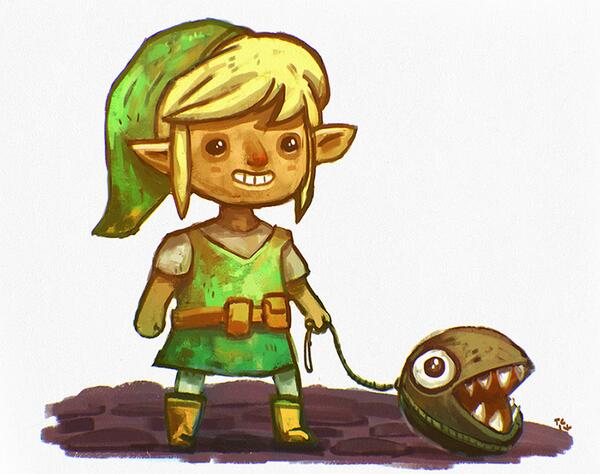 @Sketch_Dailies brings Zelda and Link to life in online sketch jam