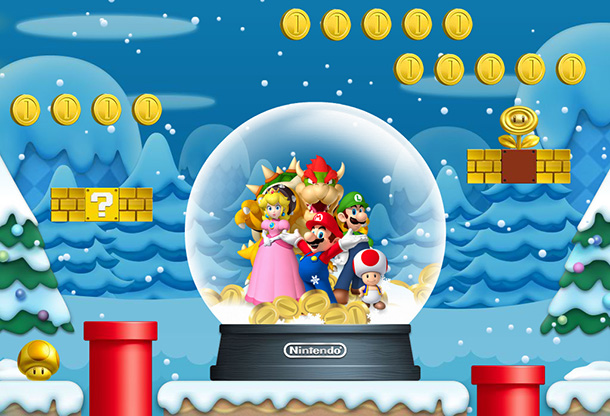 Nintendo Holiday 2012 Greeting card