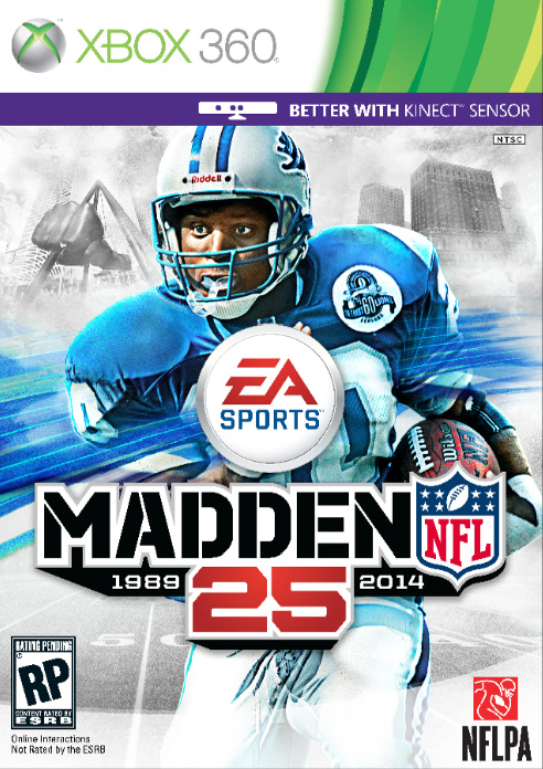 Barry Sanders wins the vote to be on the cover of Madden 25, first official trailer