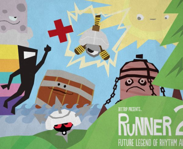 Bit.Trip Runner 2 review title screen