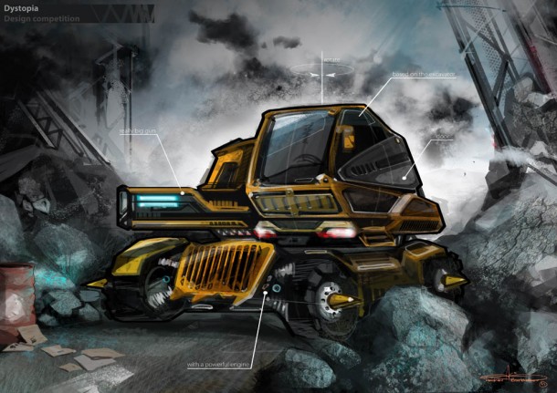 Andrey Burkhanov's Construction-based Vehicle