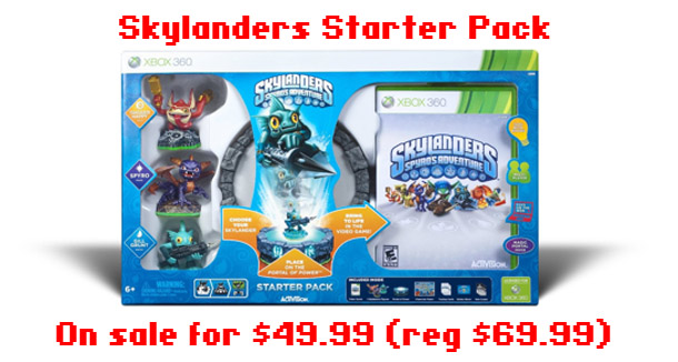 Skylanders starter pack on sale for 30% off