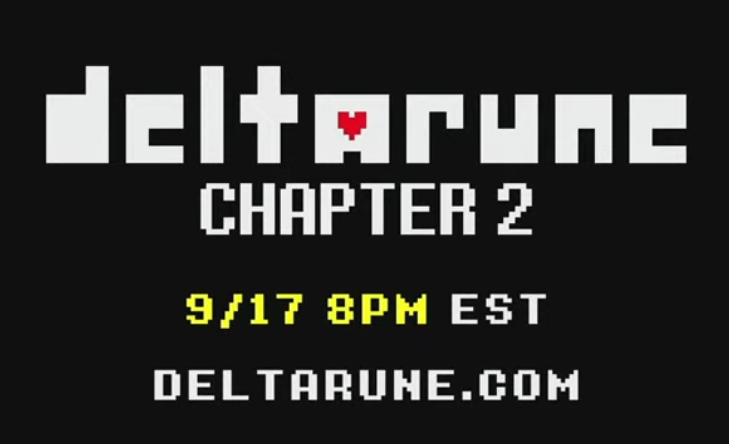 Deltarune Chapter 2 launches September 17th