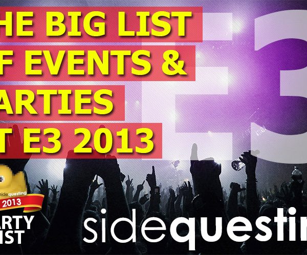 E3 Party List 2013