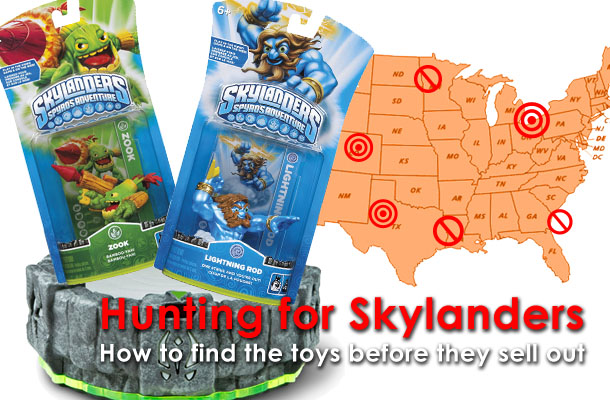 Finding Skylanders in stores