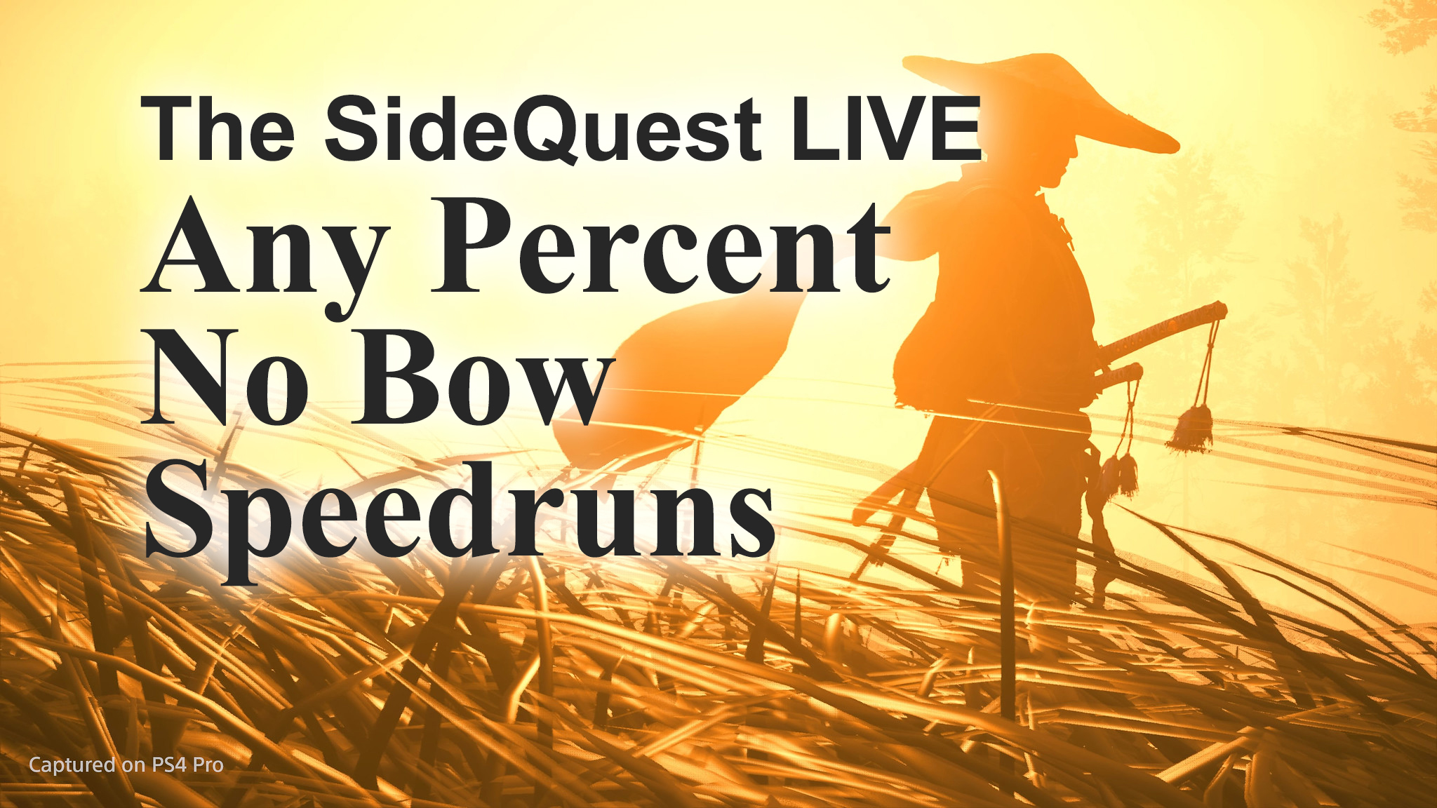 Sidequest. Speedrun any percent.