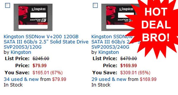 SSD Amazon Gold Box Deal