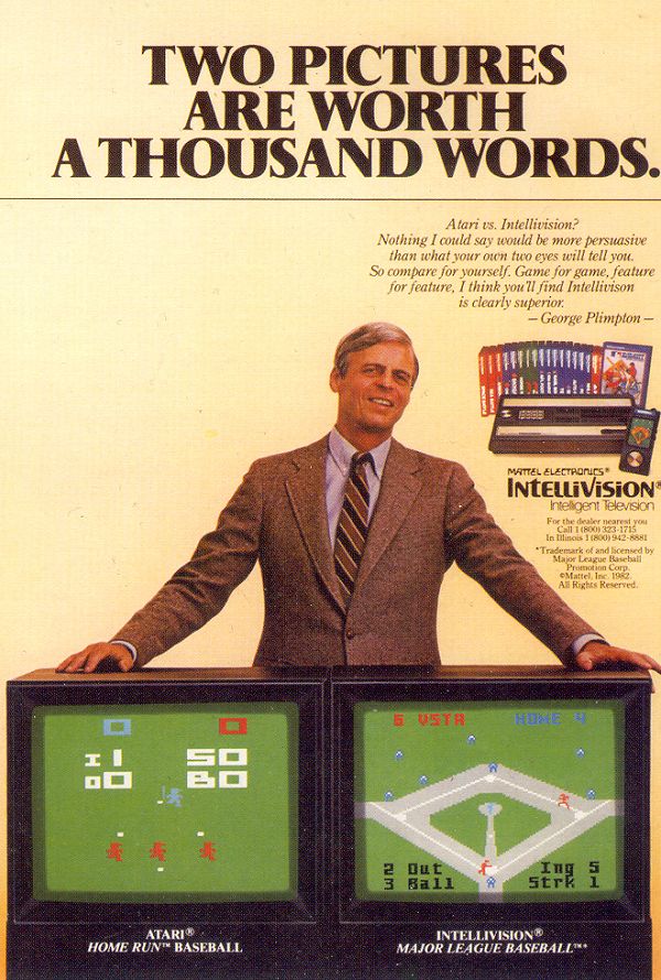 Intellivision Ad with George Plimpton