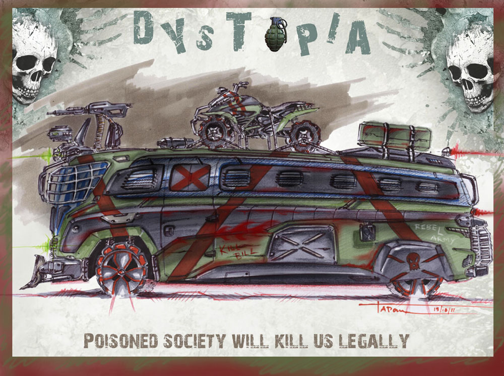 Tapan Jadhav’s Dystopia concept