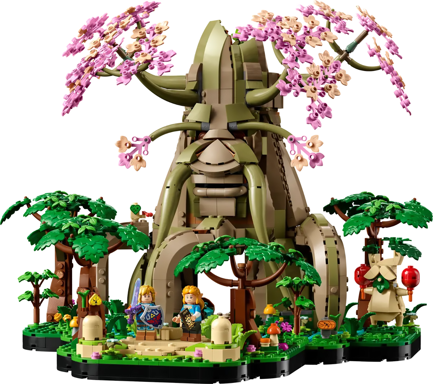 That sound of clicking you hear is all of the people on your timeline buying the LEGO Legend of Zelda Great Deku Tree