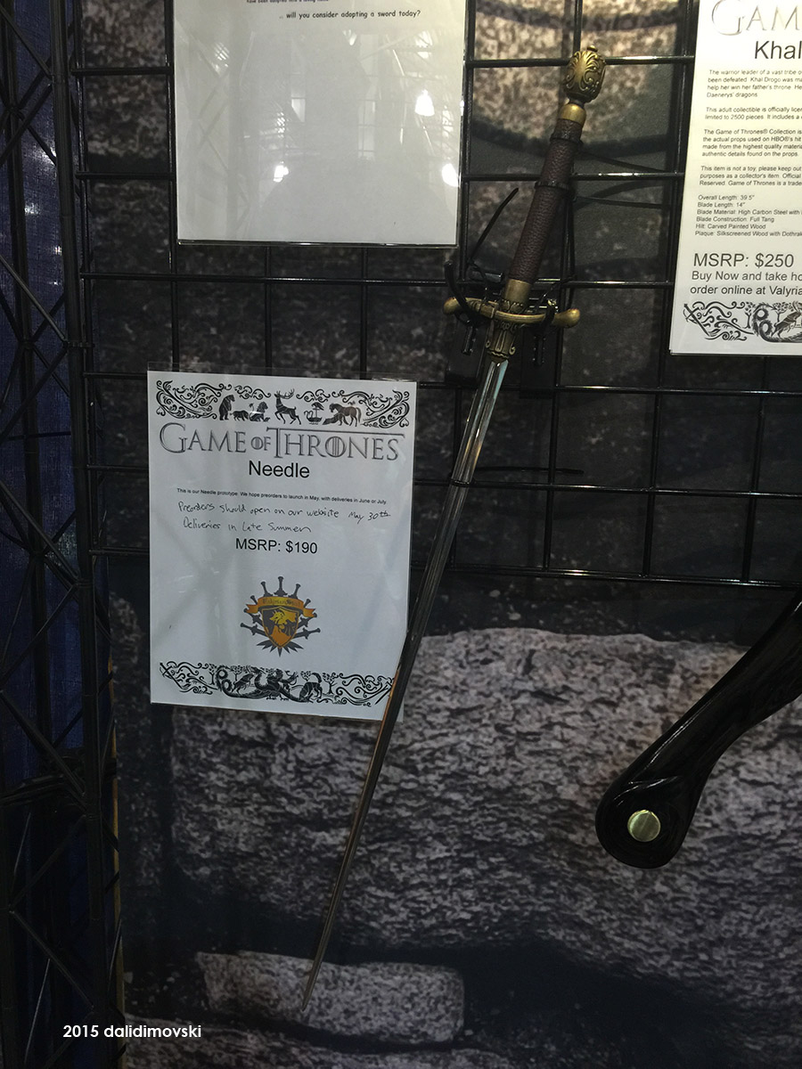 Arya’s Needle sword