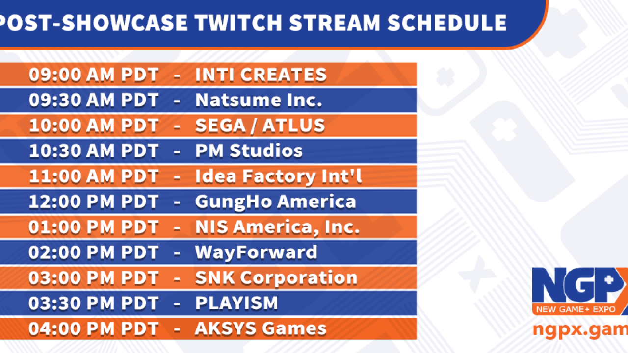 New Game Expo Announces Its Post Show Lineup Sidequesting