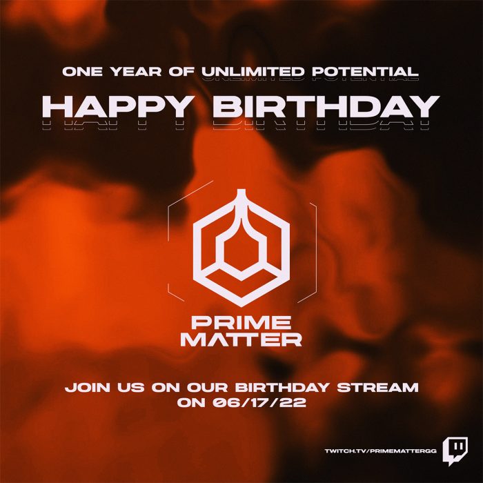 Prime Matter hosting anniversary event livestream – SideQuesting