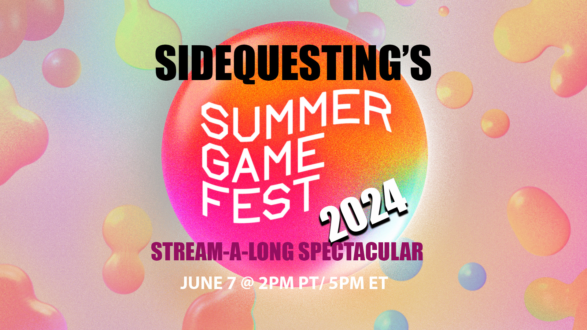 Join us for SideQuesting’s Summer Game Fest 2024 Stream-a-Long!