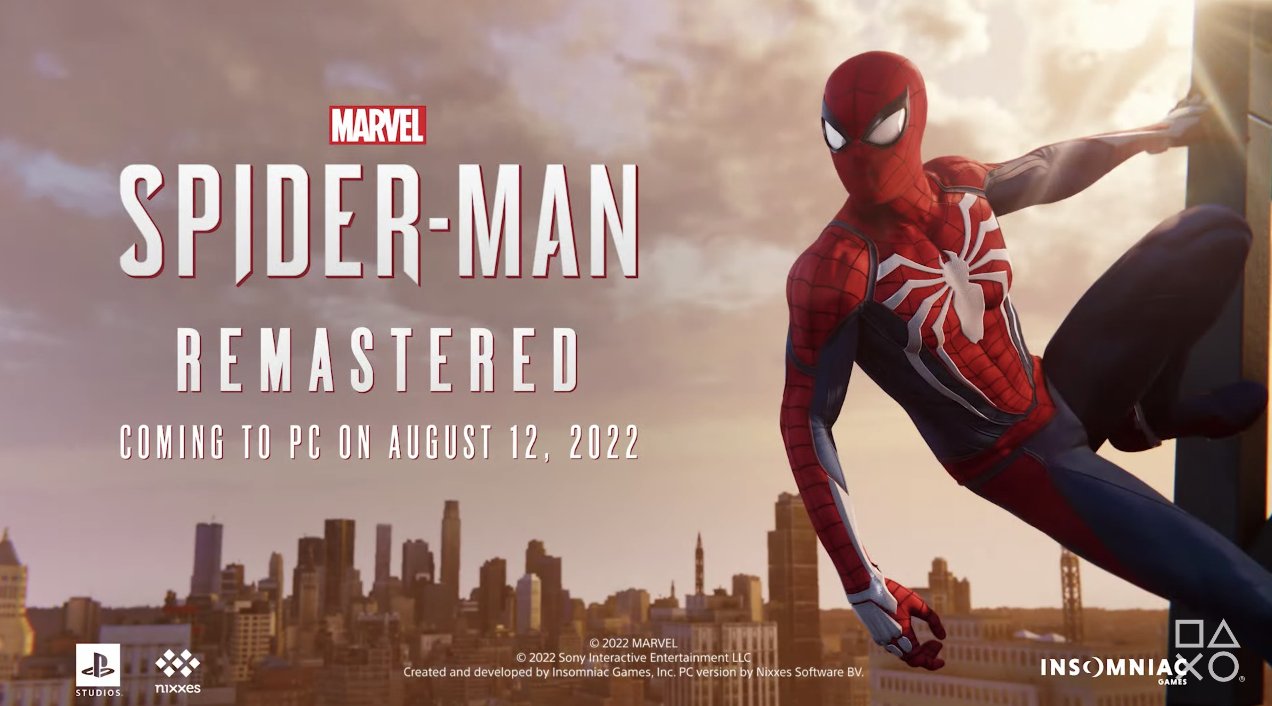 Marvel’s Spider-man Remastered coming to PC