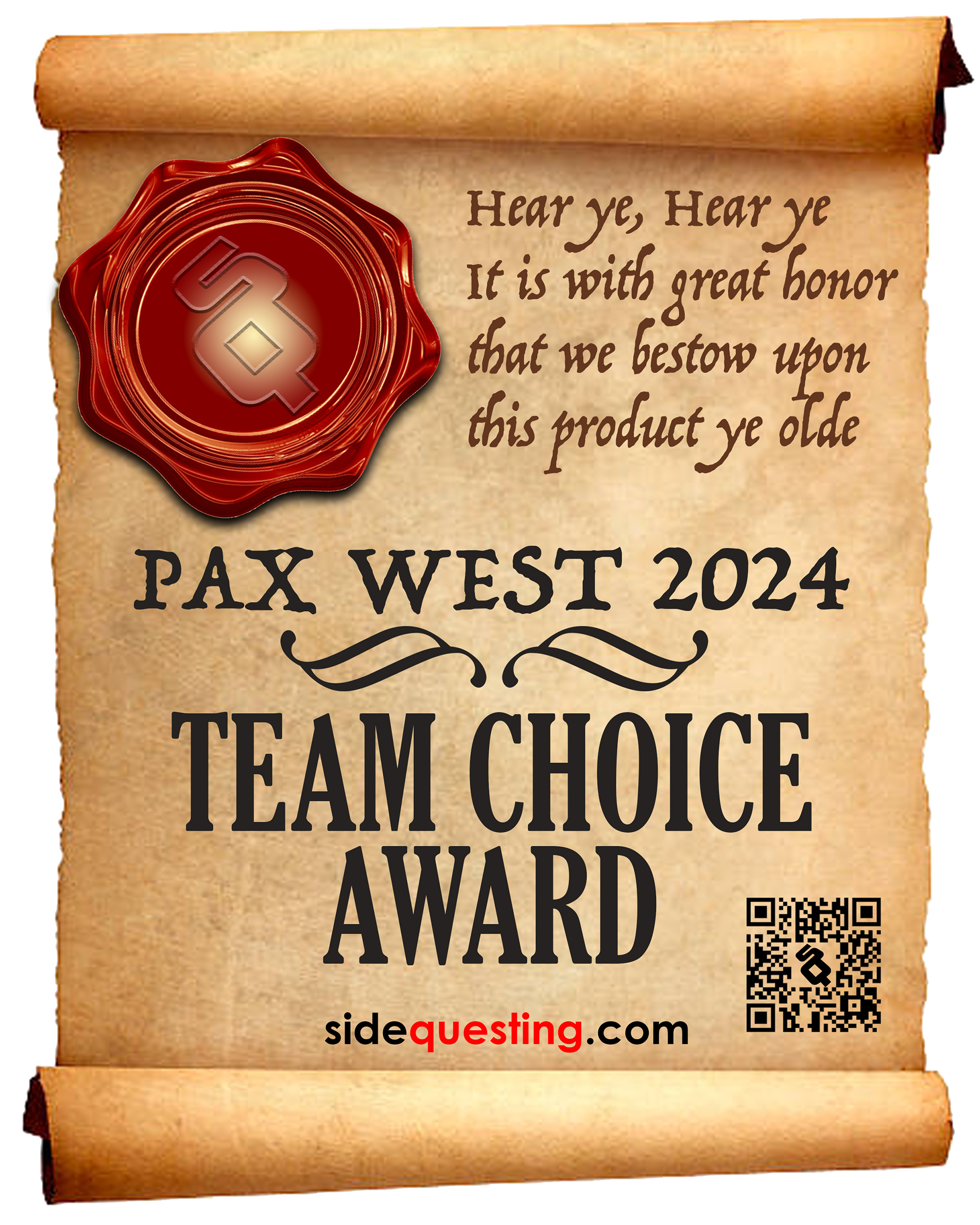 SideQuesting’s PAX West 2024 Team Choice Awards SideQuesting