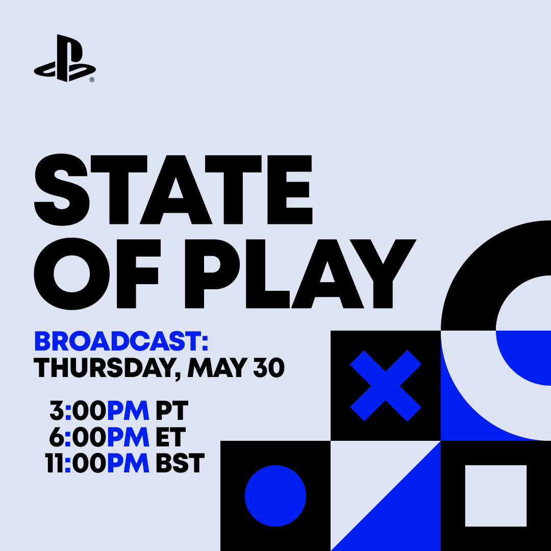 PlayStation hosting State of Play on May 30