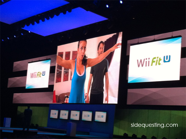 Wii Fit U screen